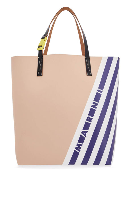 MARNI Tribeca Stripe Mini Tote Handbag