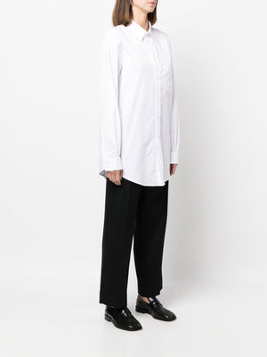 MAISON MARGIELA Classic White Button-Up Shirt for Women