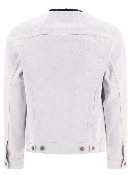 Áo khoác Denim Slim Fit màu xanh nhạt dành cho nam giới - Bộ sưu tập SS24