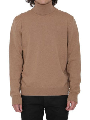 สเวตเตอร์คอเต่าไหม cashmere สำหรับผู้ชาย - FW23 สี camel