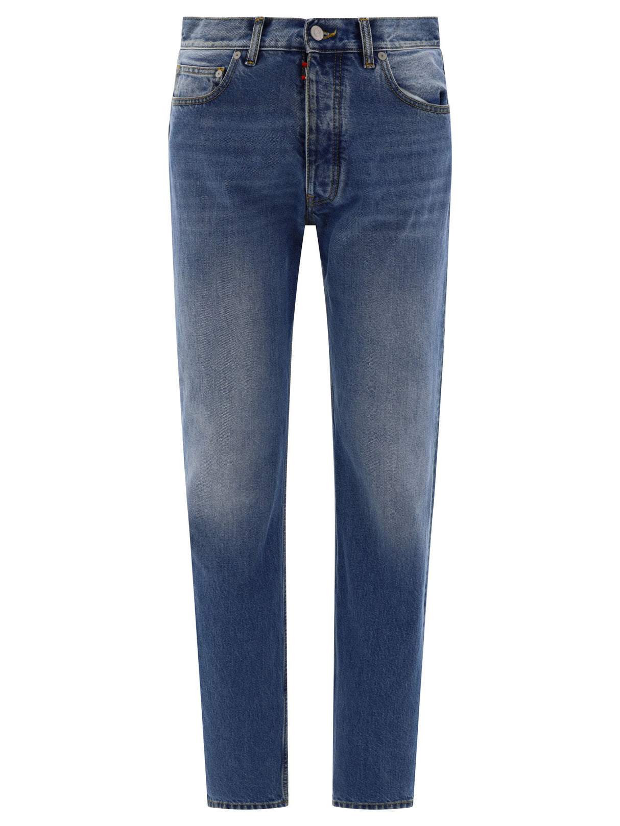 MAISON MARGIELA Straight-Leg Denim Jeans with Four-Stitch Detail