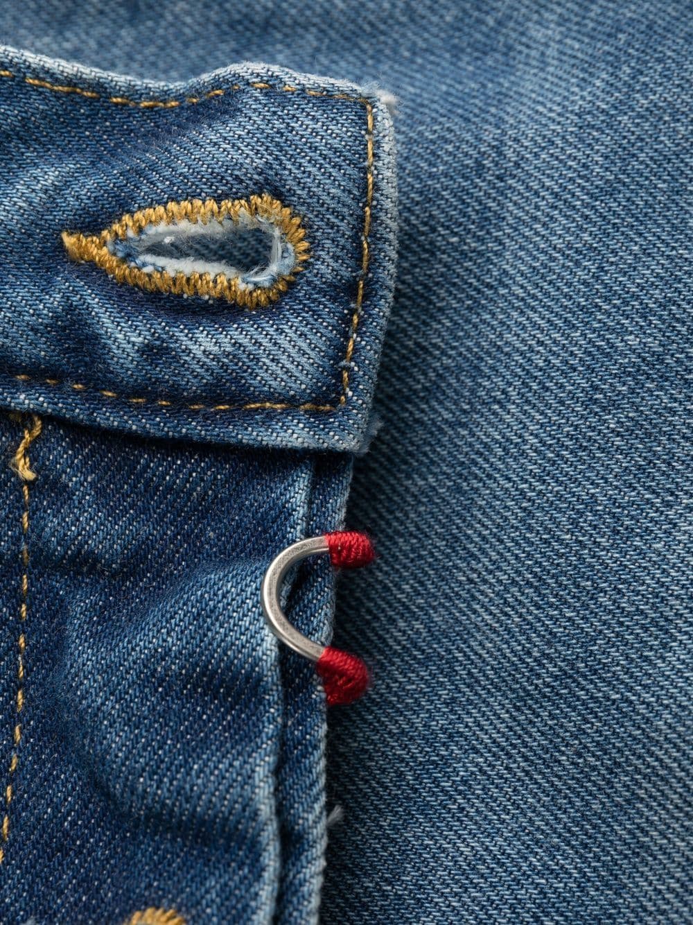 MAISON MARGIELA Straight-Leg Denim Jeans with Four-Stitch Detail