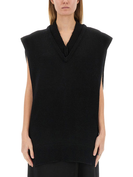 MAISON MARGIELA Layered Knit Vest for Women - Size S