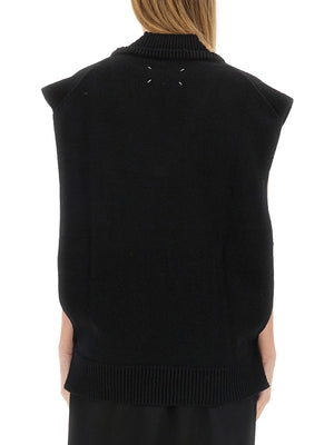 MAISON MARGIELA Layered Knit Vest for Women - Size S