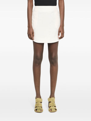 JW ANDERSON Curved Hem Mini Skirt