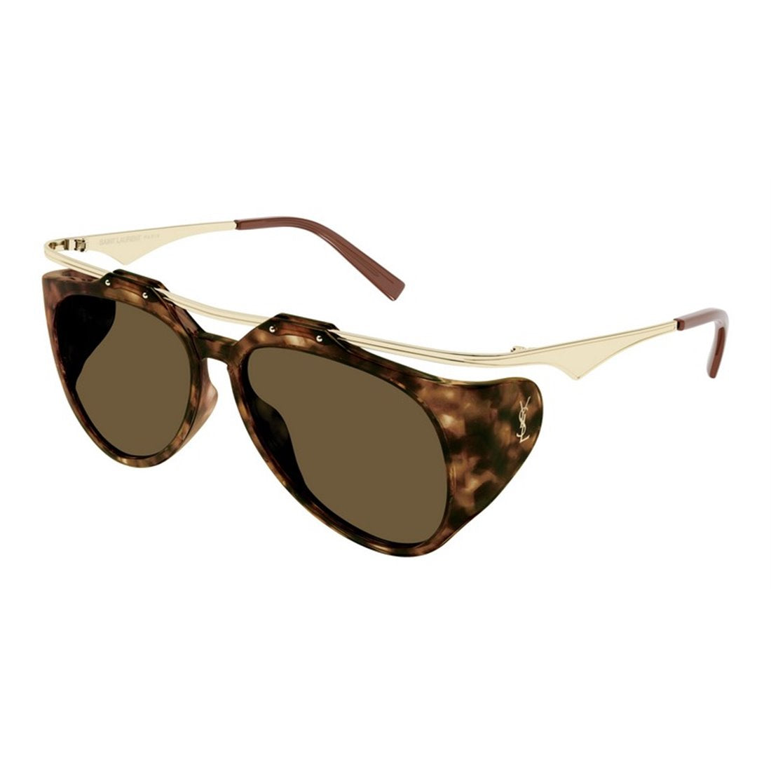 SAINT LAURENT Amelia Havana Sunglasses for Women