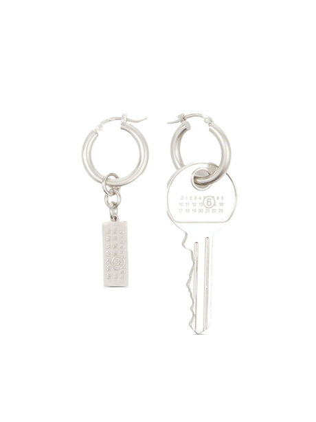 MM6 MAISON MARGIELA Tag and Key Statement Earrings