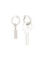 MM6 MAISON MARGIELA Tag and Key Statement Earrings