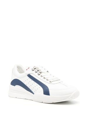 DSQUARED2 Men's White and Blue Sneakers for SS23 Season