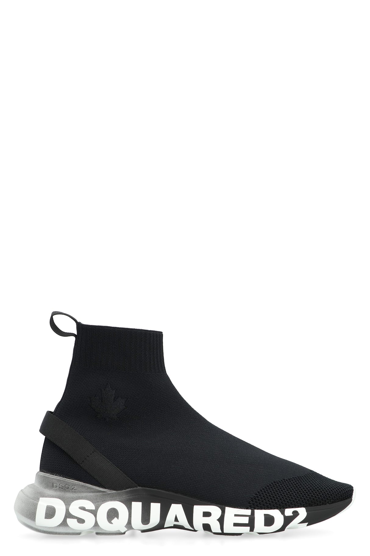 رجالي أحذية دافئة بأسلوب الجورب بتصميم محبوك باللون الأسود لموسم FW23