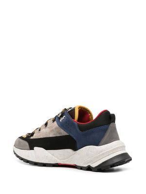 DSQUARED2 Luxe Colour Block Leather Sneakers for Men - FW23