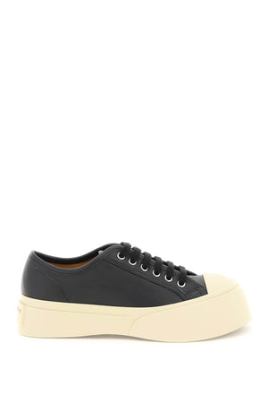 MARNI Stylish Leather Sneaker with Chunky Sole for Men