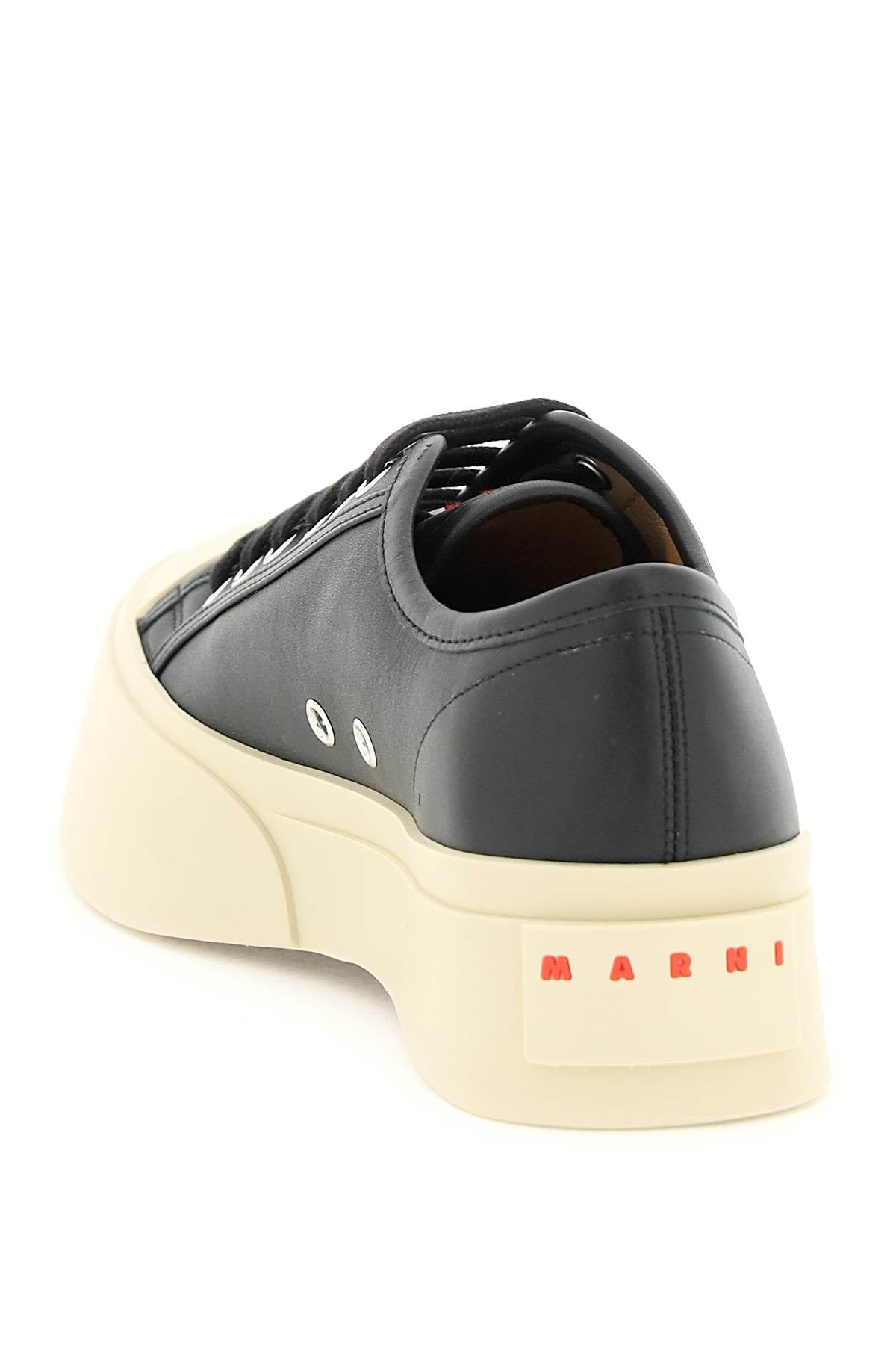 MARNI Stylish Leather Sneaker with Chunky Sole for Men