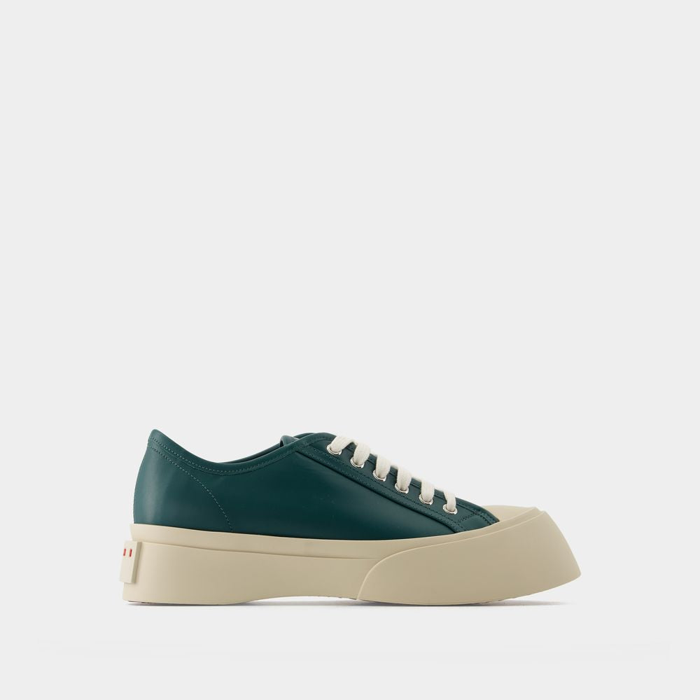 MARNI Emerald Trek Lace-Up Sneakers