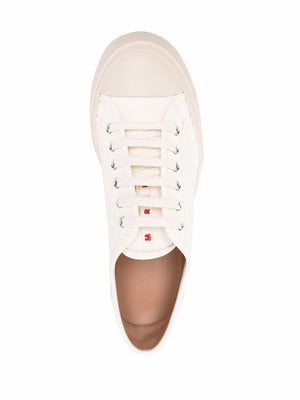 MARNI Stylish White Leather Sneakers for Men - FW24