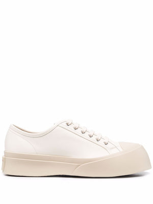 MARNI Stylish White Leather Sneakers for Men - FW24