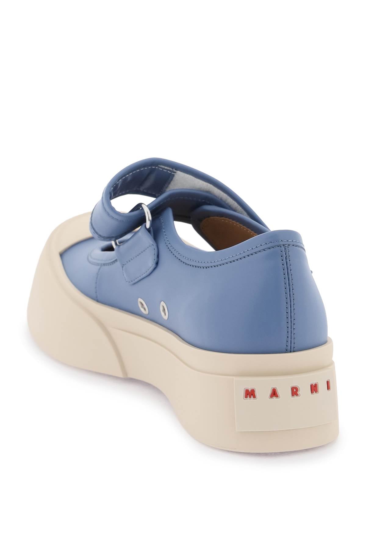 Giày Chunky Platform Mary Jane màu xanh nhạt cho phụ nữ