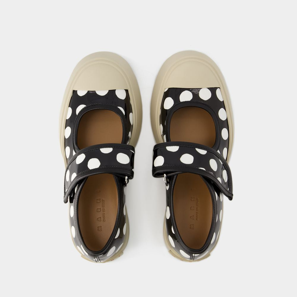 MARNI Black Mary Jane Sneakers for Women