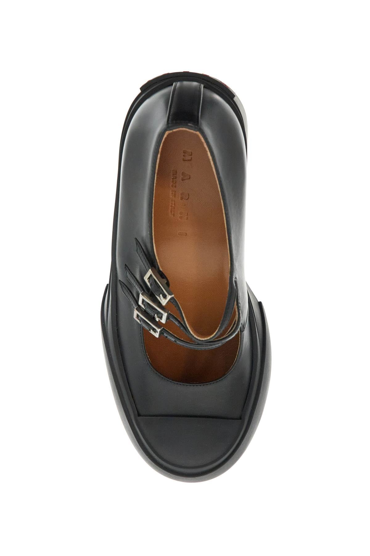 MARNI Classic Mary Jane Pumps with Adjustable Straps