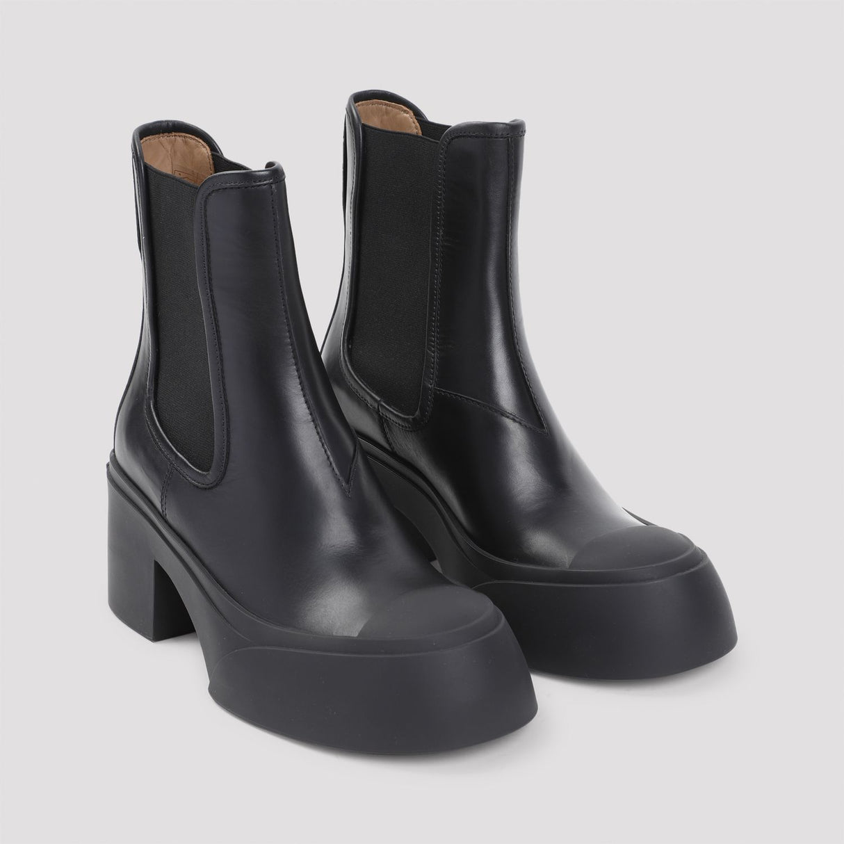 MARNI Sophisticated Ankle Boots with 2.4 Inch Heel