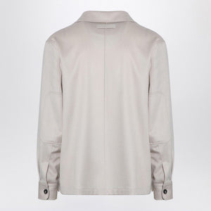 ZEGNA Classic Long Sleeve Cashmere Shirt-Jacket for Men