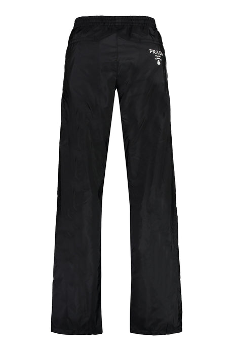 PRADA Black Re-nylon Pants for Men – FW23 Collection