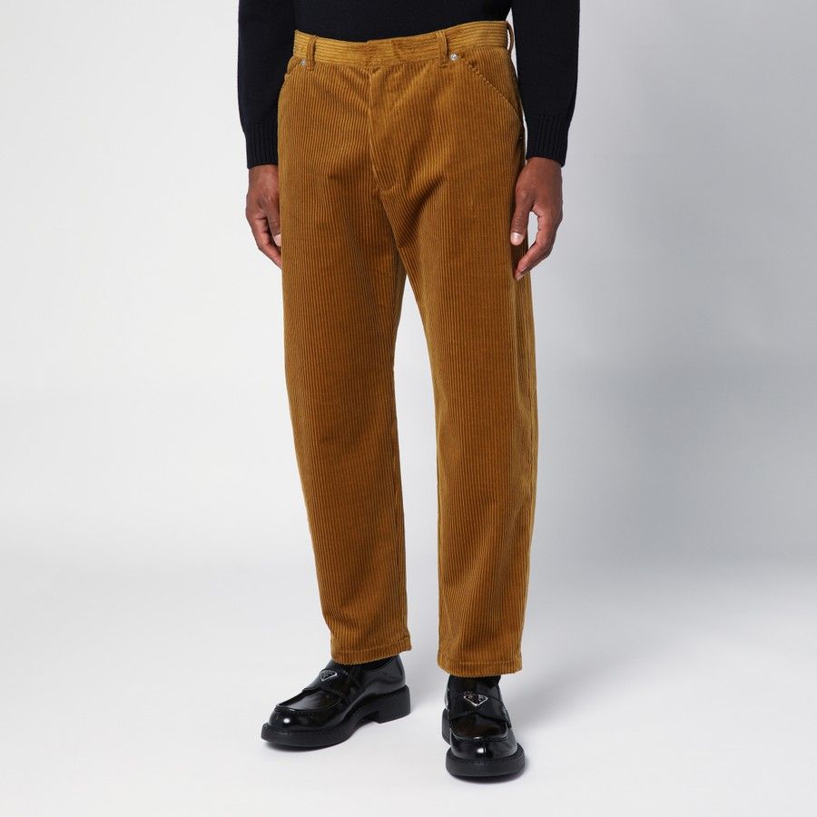 PRADA Men's Cotton Trousers for Fall 2024