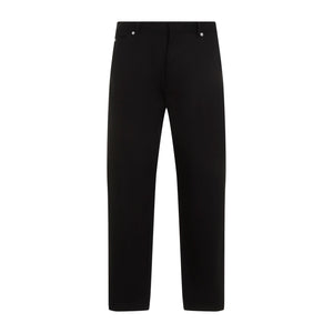 PRADA Essential Midnight Black Cotton Trousers