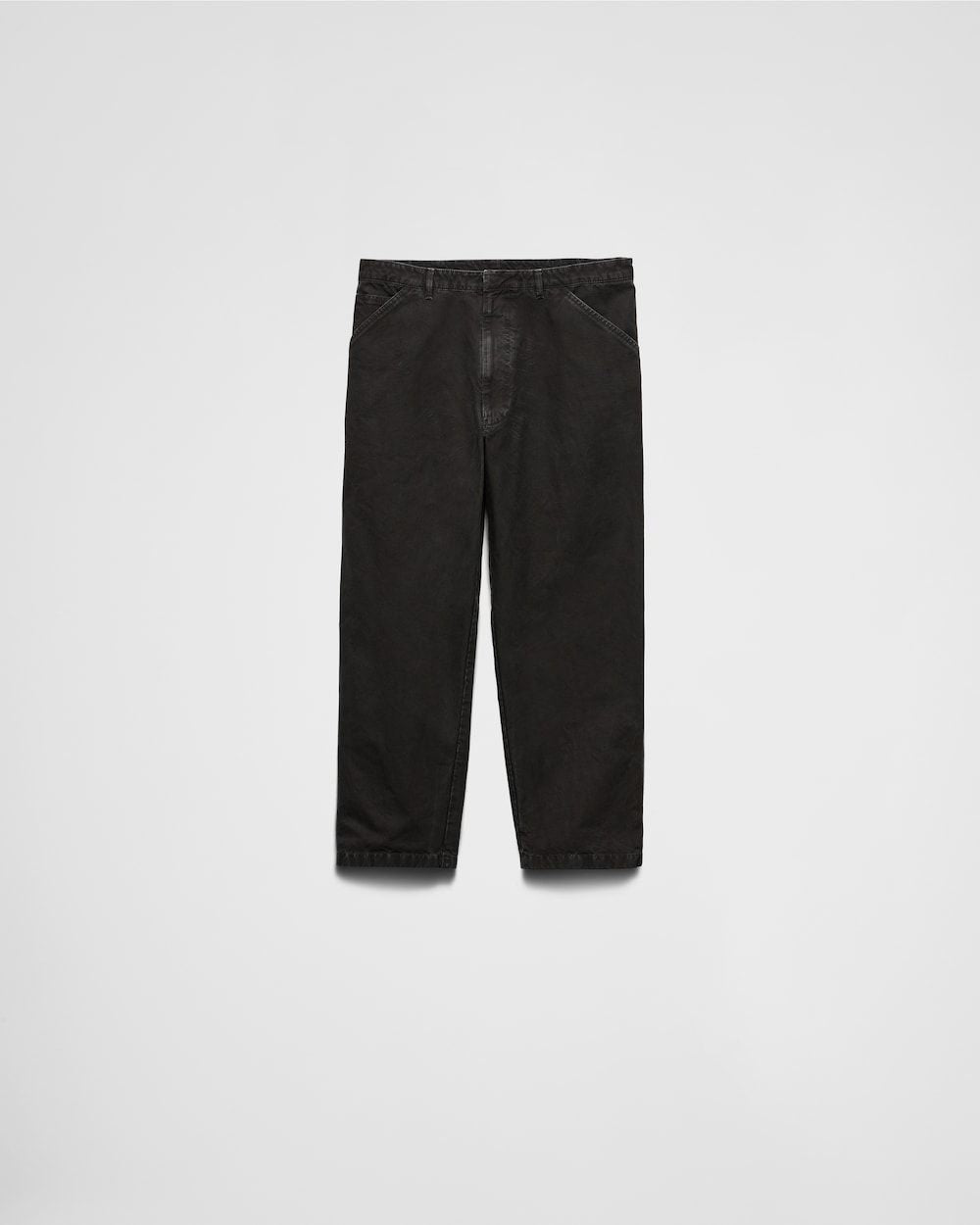 PRADA Classic Canvas Trousers for Men - SS25 Collection