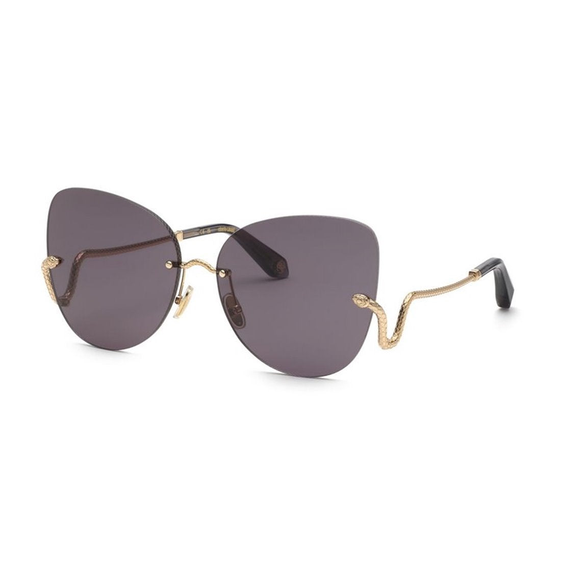 ROBERTO CAVALLI Glamorous Goldtone Aviator Sunglasses