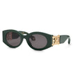 ROBERTO CAVALLI Stylish Shiny Full Green Sunglasses for Women