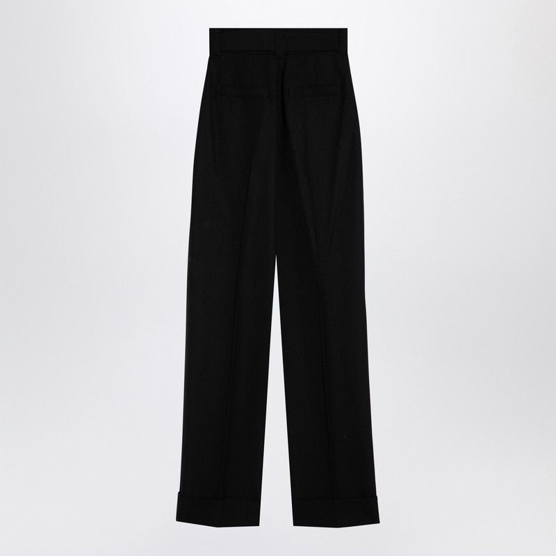 MAX MARA PIANOFORTE High-Waisted Wide-Leg Wool Trousers