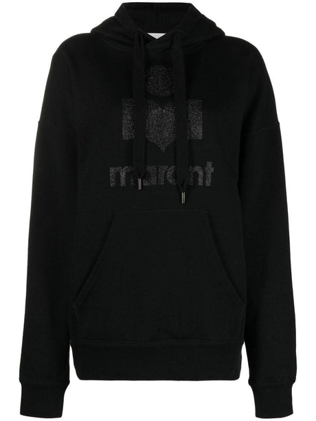 ISABEL MARANT ETOILE Black Hoodie for Women - Spring/Summer 2024