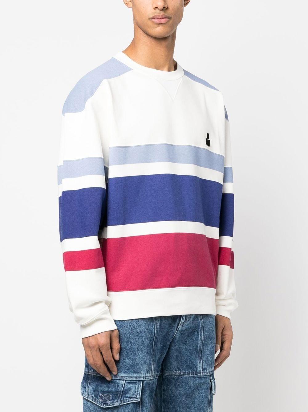 ISABEL MARANT Men's Blue Crewneck Sweatshirt for SS23 Season