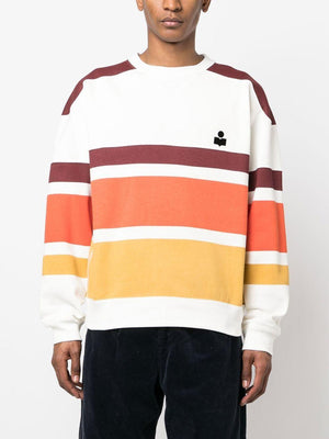 Stylish Burgundy Crewneck for Men from Isabel Marant's SS23 Collection