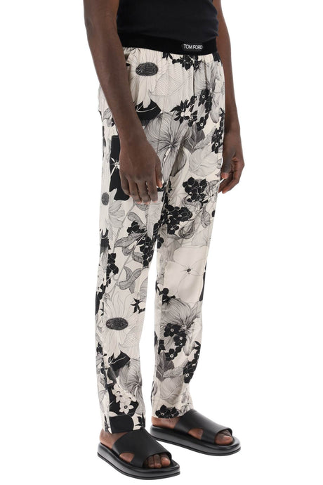 TOM FORD Floral Silk Pajama Pants for Men