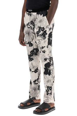 TOM FORD Floral Silk Pajama Pants for Men