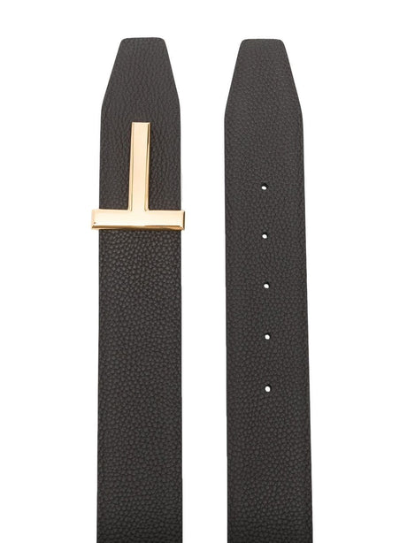 Reversible Leather Belt for Men - توم فورد رمز تي