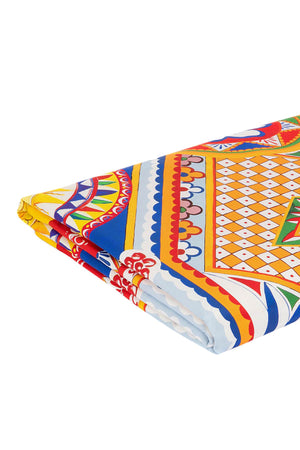 Blanket Quilted with Mediterranean Print