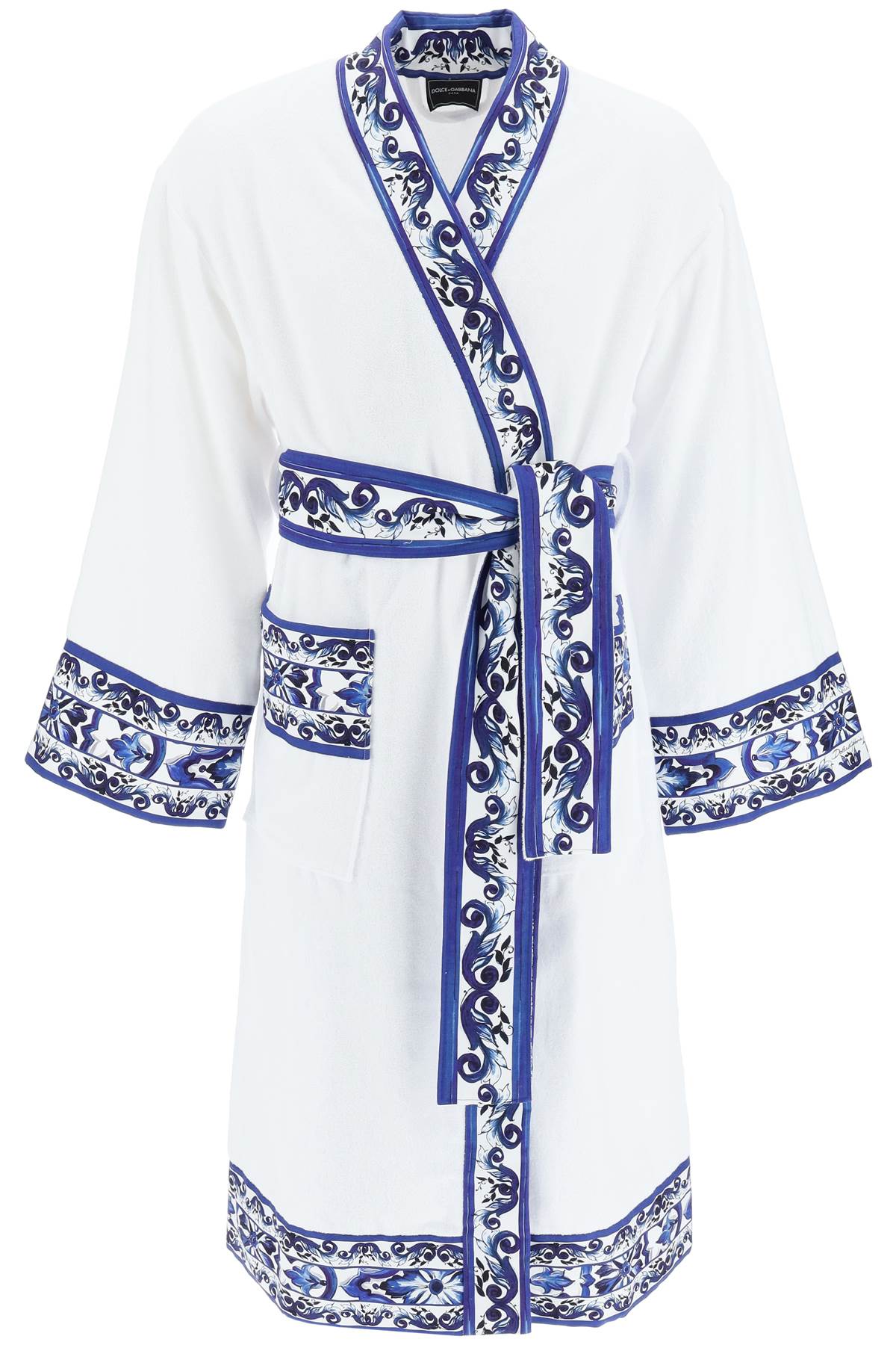 DOLCE & GABBANA Colorful Patterned Kimono Bathrobe from D&C Casa Collection