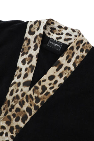 Bathrobe for Women with Stylish Leo Print