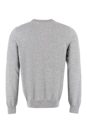 Luxurious Grey Cashmere Sweater for Men from THE (ALPHABET)