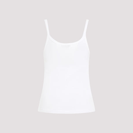 قميص مسقي واسع بلون أبيض كلاسيكي للنساء - مجموعة SS24