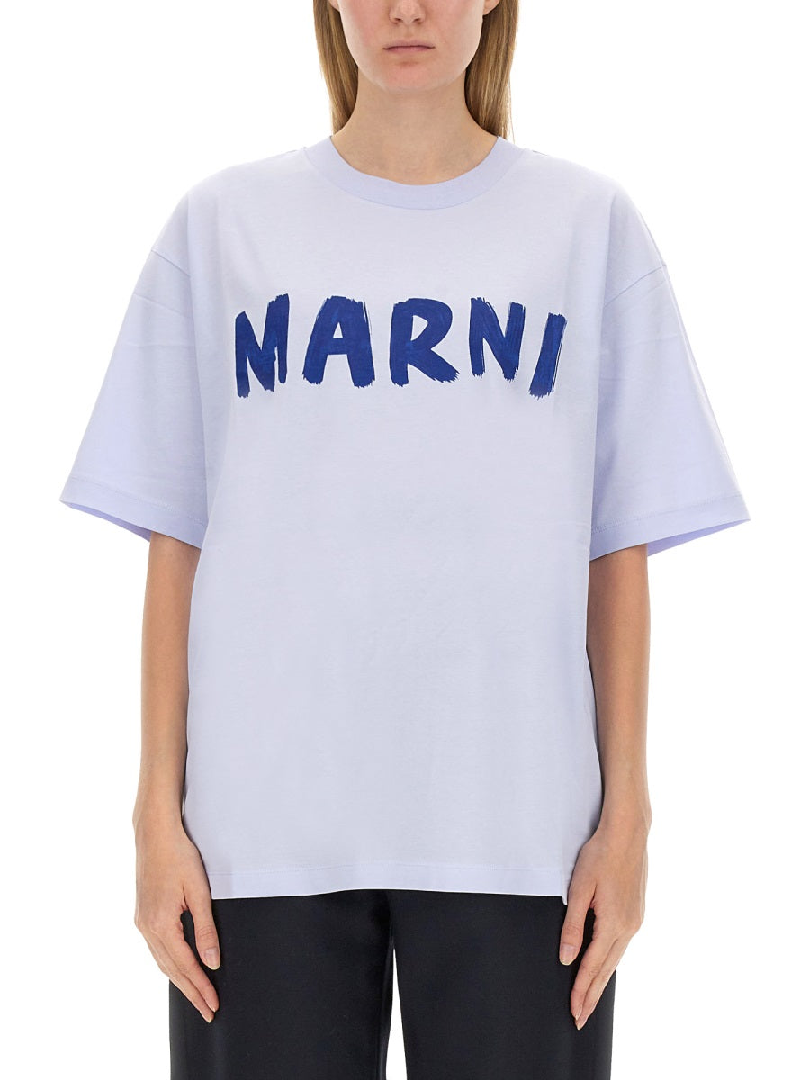 MARNI Oversized Logo T-Shirt - Size 40