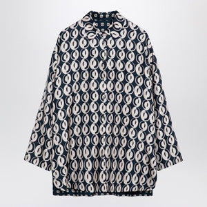 MAX MARA Reversible Geometric Silk Blouse