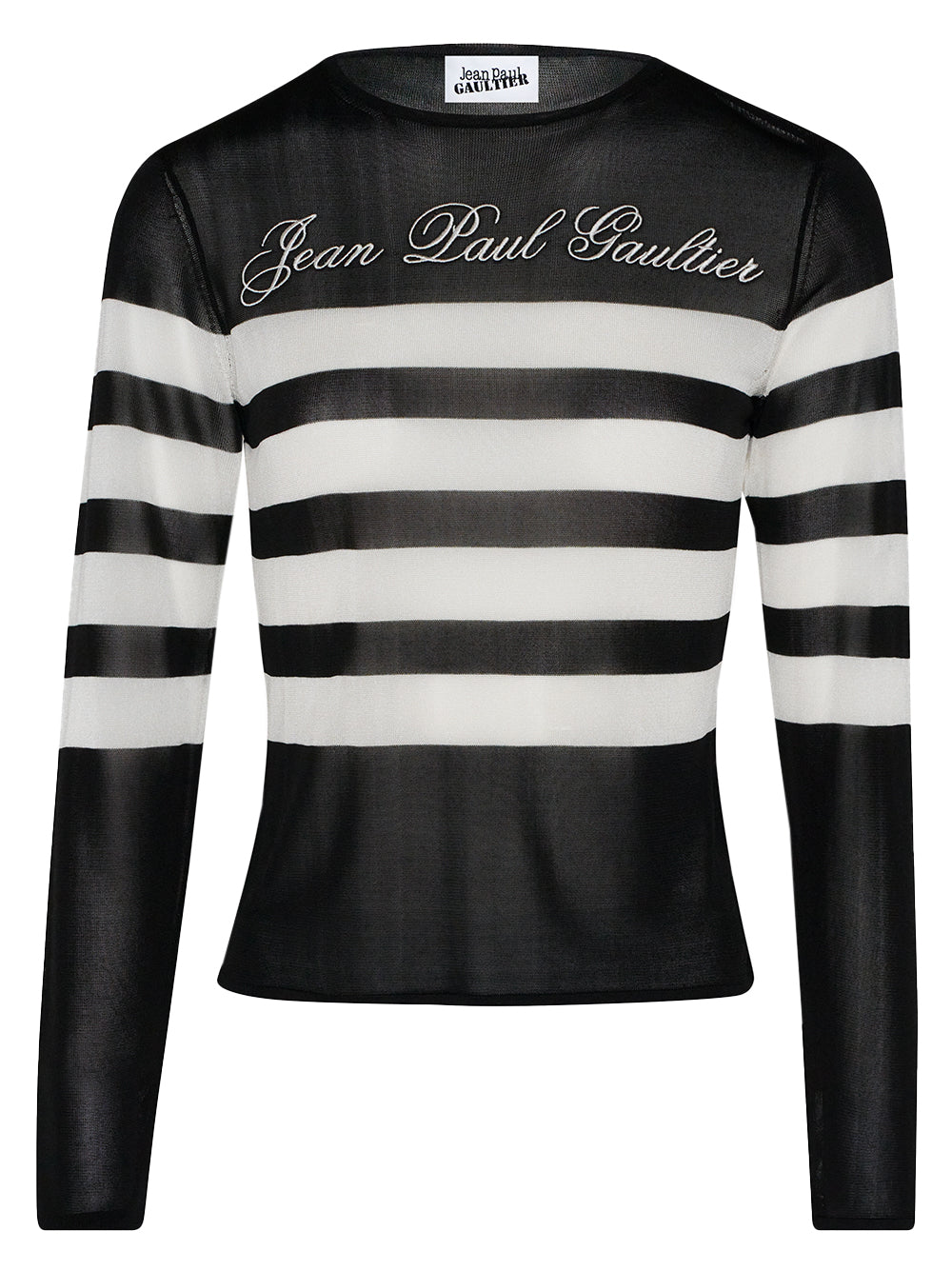 JEAN PAUL GAULTIER Maritime Stripe Long Sleeve Top