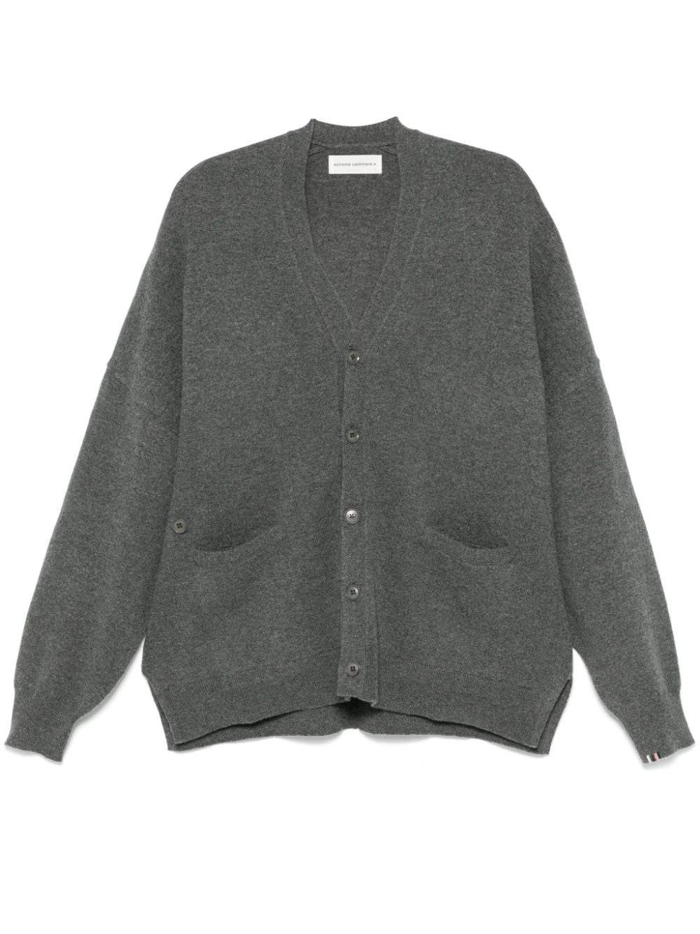 EXTREME CASHMERE Cashmere Blend Cardigan - Medium Grey