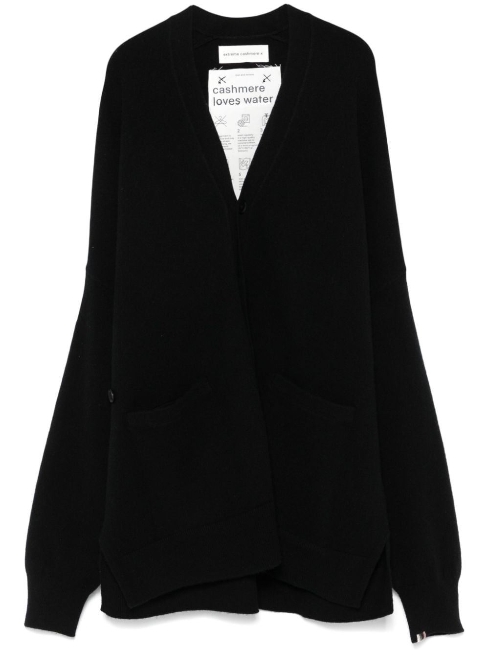 EXTREME CASHMERE Luxury Cashmere Cardigan - Unisex Standard Sizing