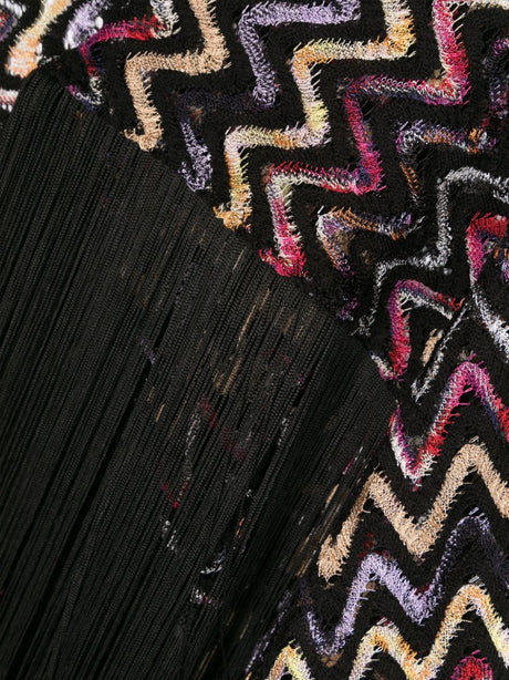 وشاح متعدد الألوان مصنوع من مزيج الصوف مع تصميم حلزوني فريد للنساء
