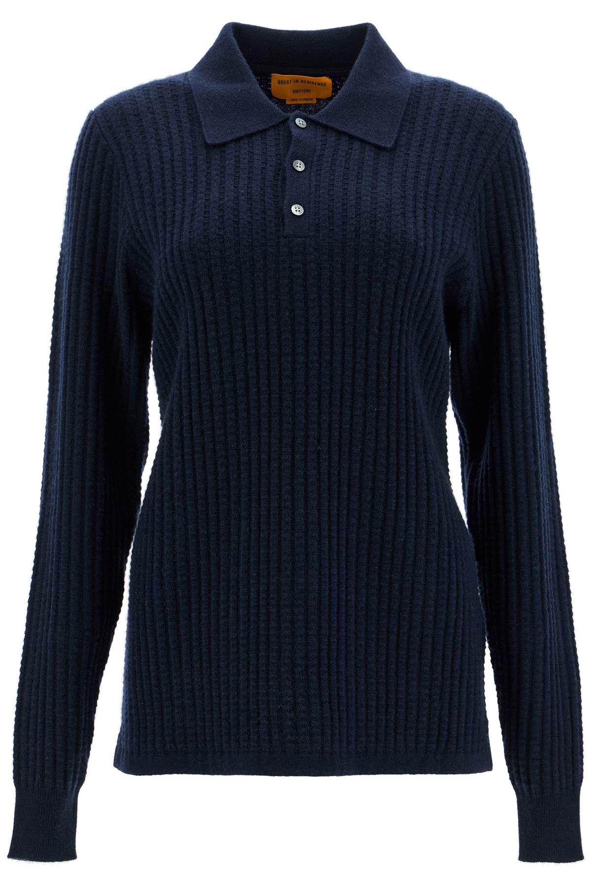 GUEST IN RESIDENCE Cashmere Polo-Inspired Pullover - Relaxed Fit